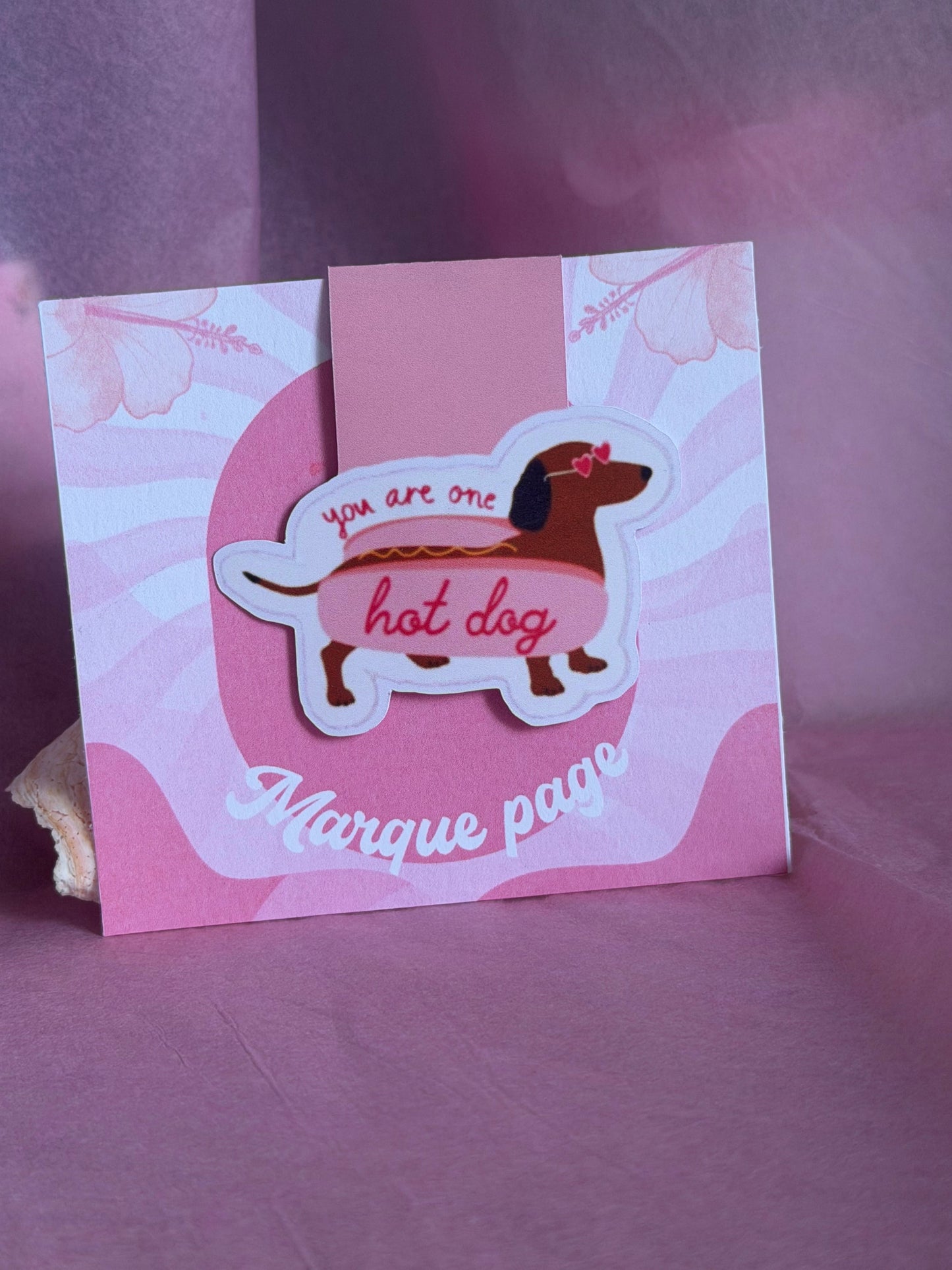 Marque-page magnétique - You Are One Hot Dog