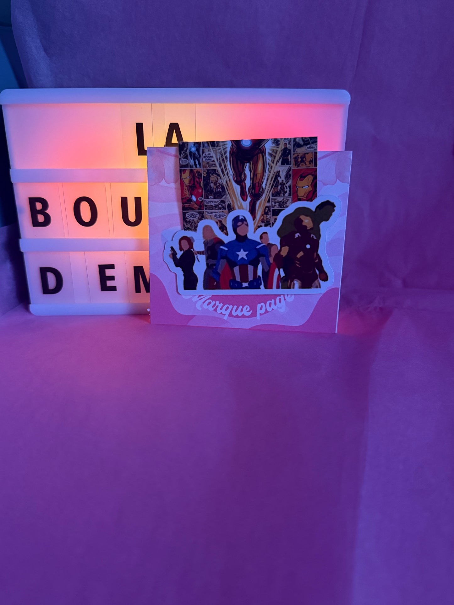 Marque page magnétique Marvel