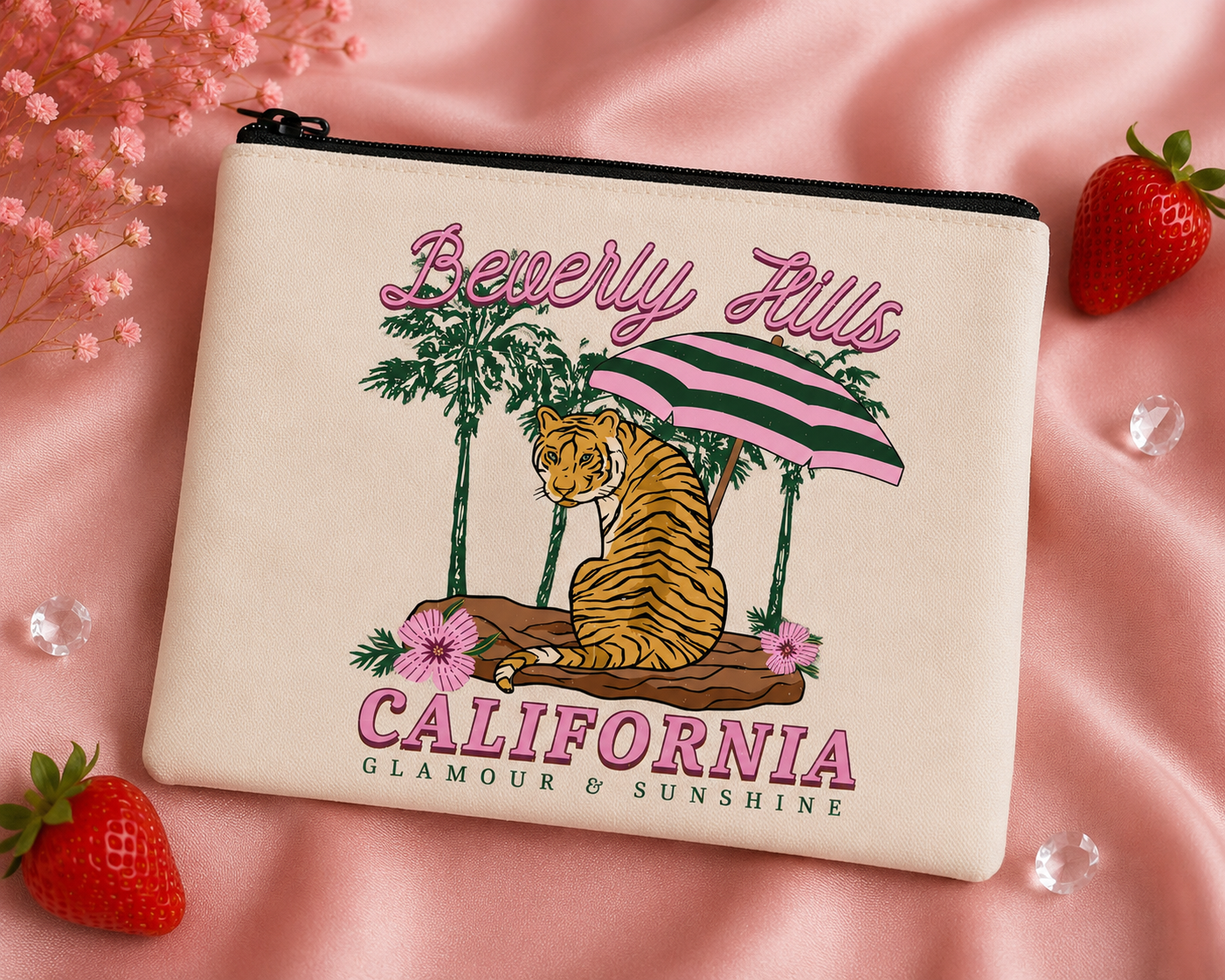 Pochette Beverly Hills 🐯 California Glamour & Sunshine