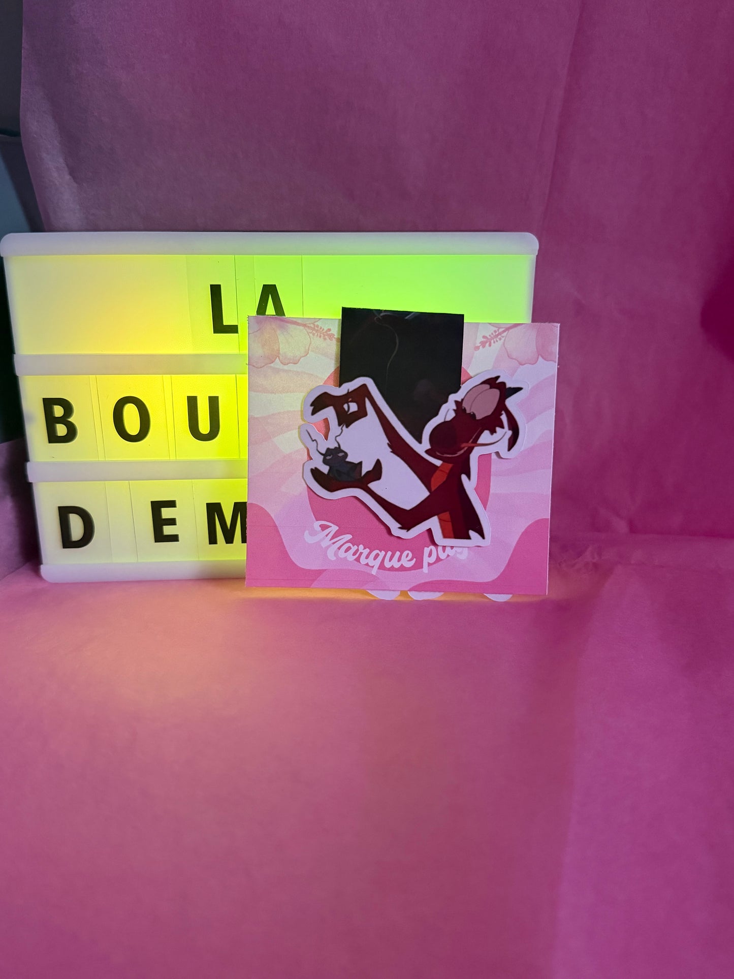Marque page magnétique Mulan