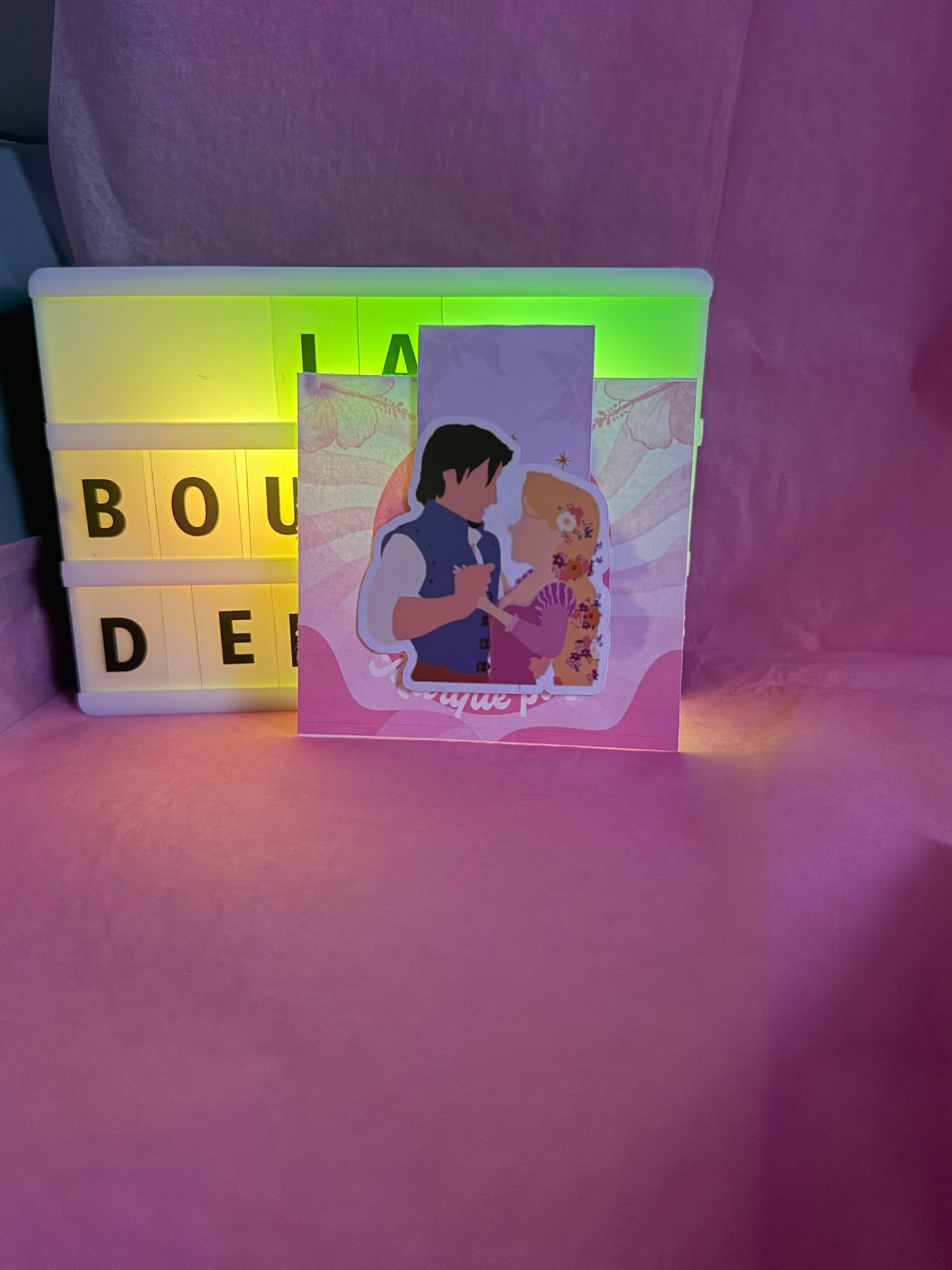 Marque page magnétique Raiponce