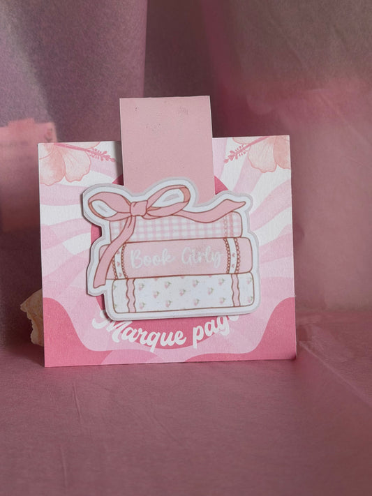 Marque-page magnétique - Nœuds avec livres