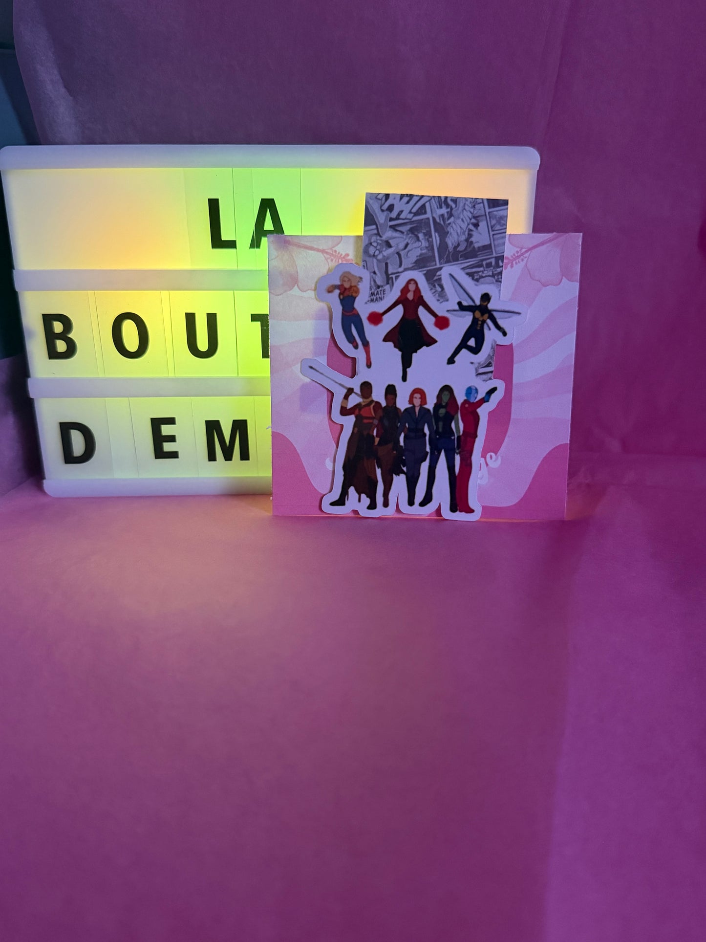 Marque page magnétique Marvel