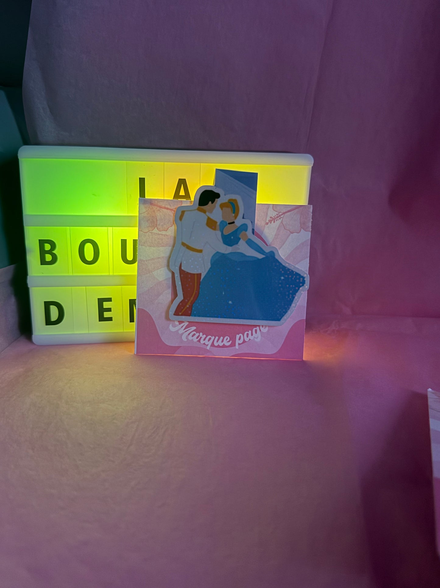 Marque page magnétique Cendrillon