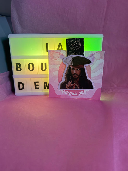 Marque page magnétique Pirates des Caraïbes